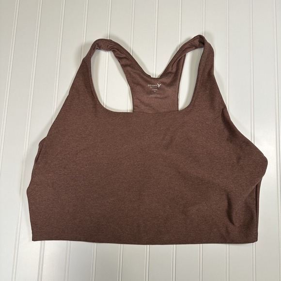 Old Navy Active Women's Cloud+ Sports Bra Brown/Maroon Size XL NWOT - Picture 3 of 3